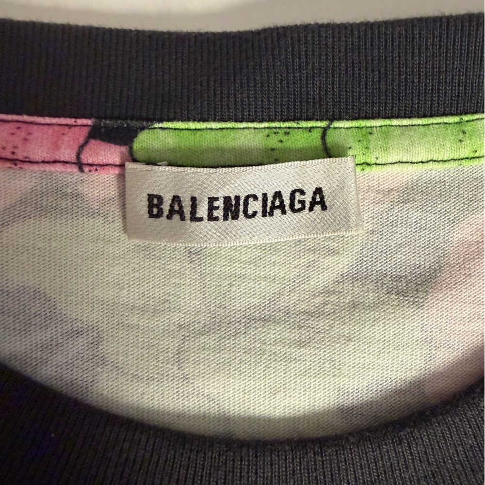 Balenciaga Spring/Summer 2020 Collection by Demna Gvasalia Floral T-Shirt Size S - Picture 4 of 7